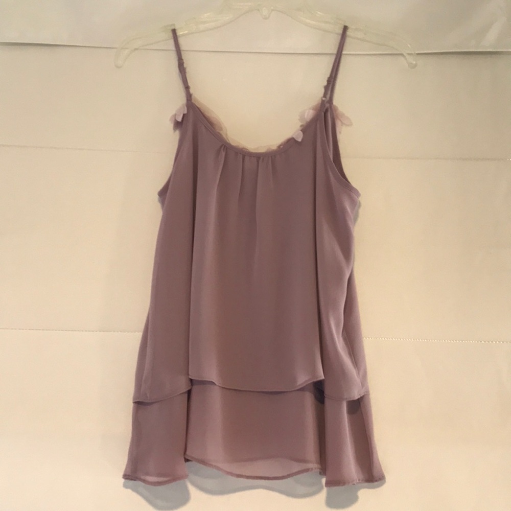 3/$25 Flirty tank! - Picture 3 of 4